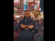 Video: Pro-Palestine advocates in Tokyo, Japan, formed inverted red triangle with their fingers in solidarity with Gaza