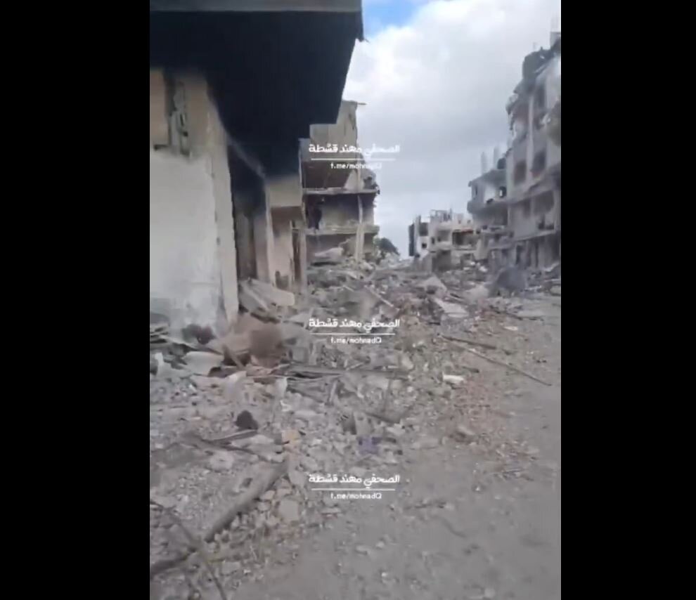 Video: Formidable destruction brought by Israeli military forces in Al-Jnaina, Rafah, southern Gaza