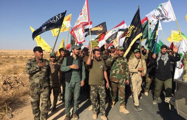 فراخوان الحشد الشعبی برای تظاهرات میلیونی در محل شهادت فرماندهان پیروزی