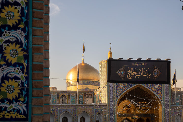 Photos: Razavi shrine covered in black for martyrdom anniv. of Imam Musa al-Kadhim