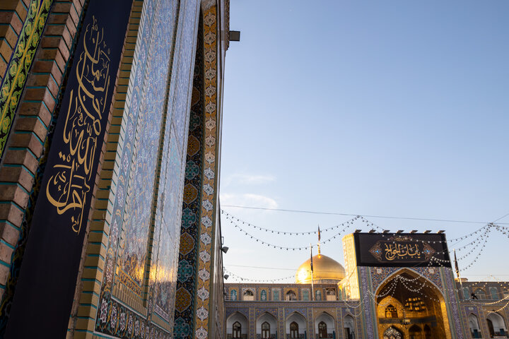 Photos: Razavi shrine covered in black for martyrdom anniv. of Imam Musa al-Kadhim