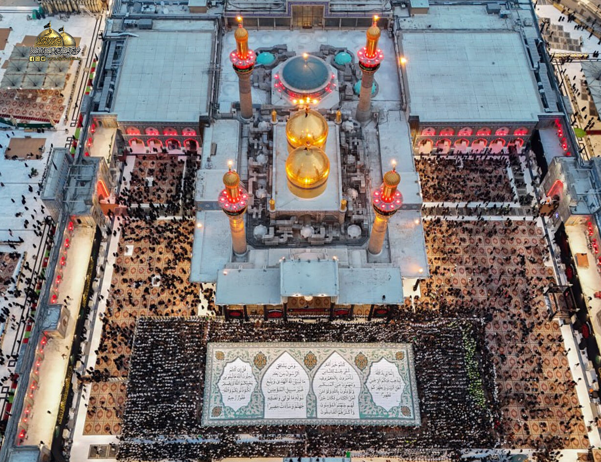 Video: Mawkib of Bani Amer mourning martyrdom of seventh Shia Imam at al-Kadhimiya holy shrine