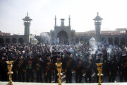 Photos: Hazrat Masoumeh shrine's servants organize mourning procession on Imam Kazim martyrdom anniv.