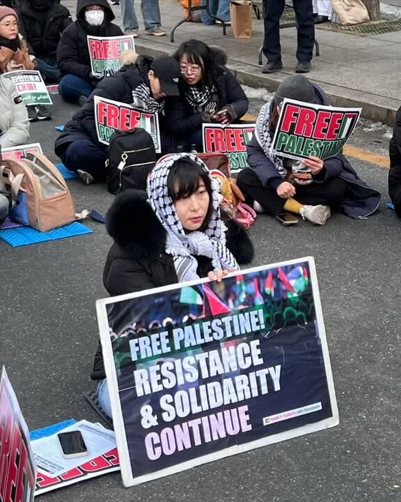 Photos: Solidarity rally with Palestinian people held in South Korean capital