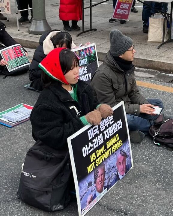 Photos: Solidarity rally with Palestinian people held in South Korean capital