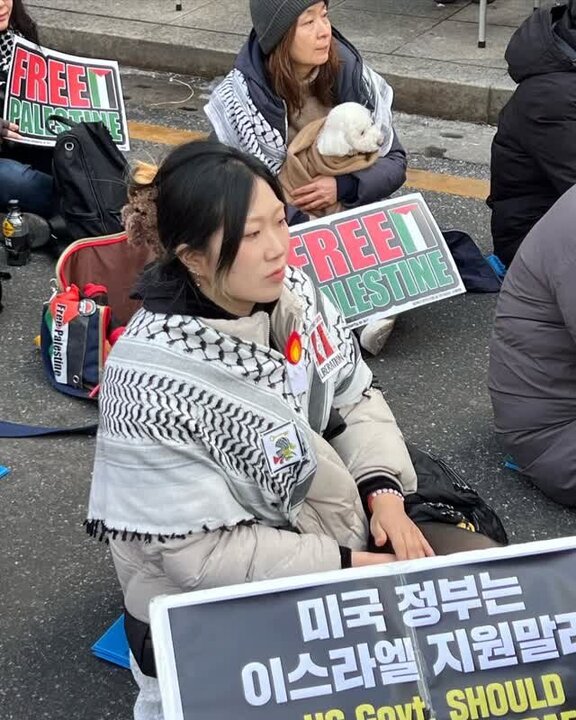 Photos: Solidarity rally with Palestinian people held in South Korean capital