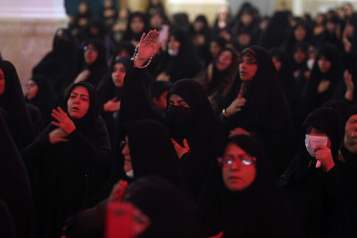 Photos: Imam Kazim mourning ceremony held at Hazrat Masoumeh holy shrine