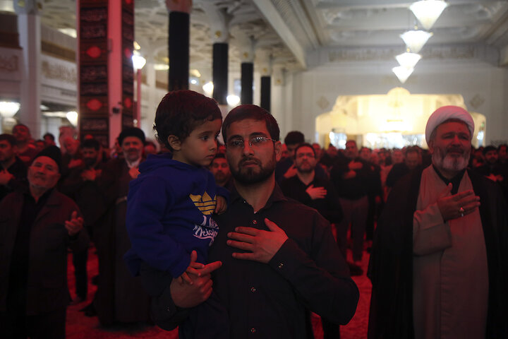 Photos: Imam Kazim mourning ceremony held at Hazrat Masoumeh holy shrine