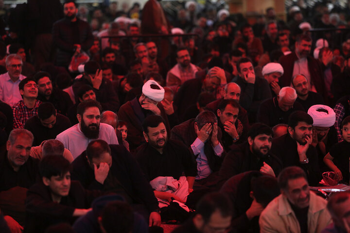 Photos: Imam Kazim mourning ceremony held at Hazrat Masoumeh holy shrine