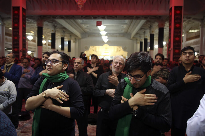 Photos: Imam Kazim mourning ceremony held at Hazrat Masoumeh holy shrine