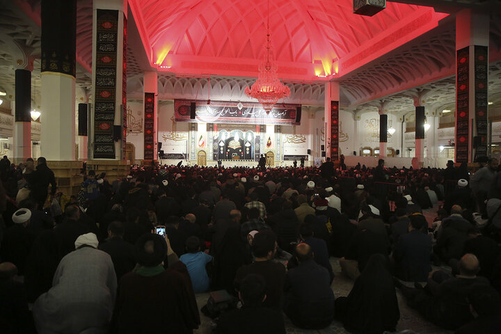 Photos: Imam Kazim mourning ceremony held at Hazrat Masoumeh holy shrine