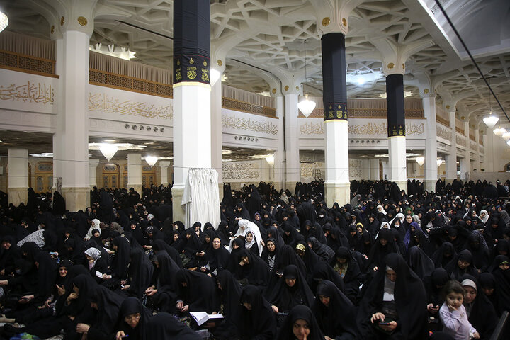 Photos: Imam Kazim mourning ceremony held at Hazrat Masoumeh holy shrine