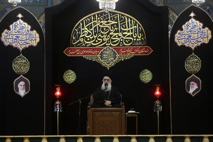 Photos: Imam Kazim mourning ceremony held at Hazrat Masoumeh holy shrine