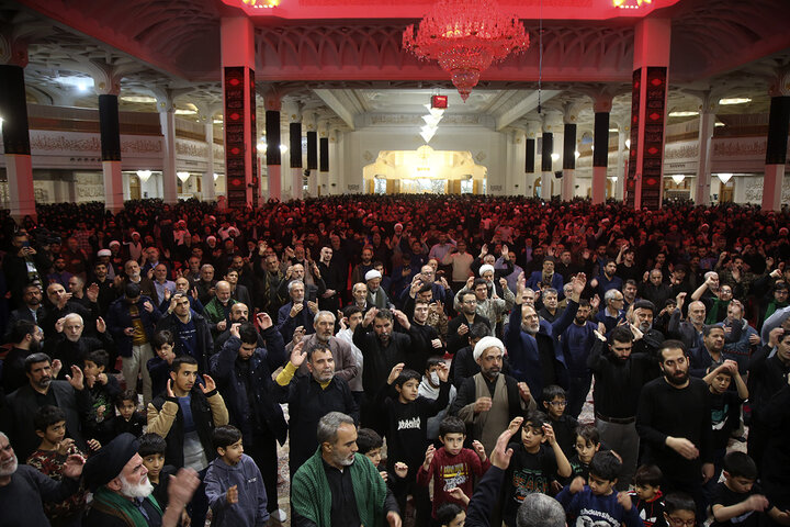 Photos: Imam Kazim mourning ceremony held at Hazrat Masoumeh holy shrine