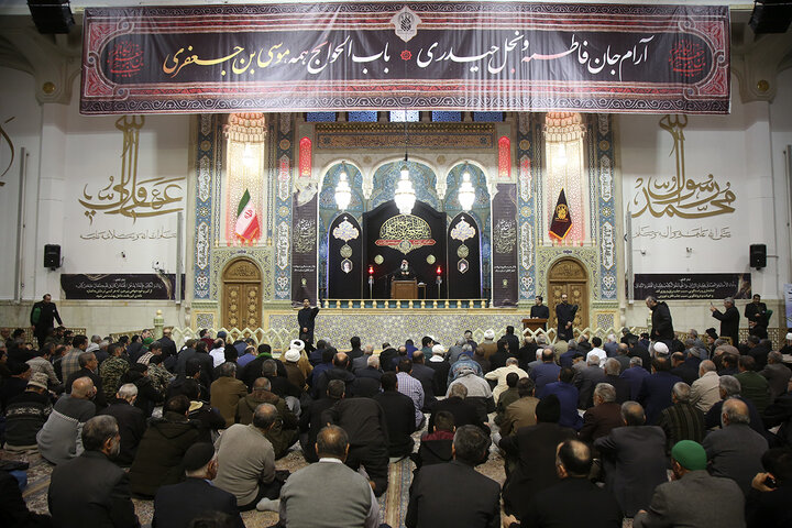 Photos: Imam Kazim mourning ceremony held at Hazrat Masoumeh holy shrine