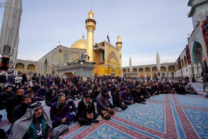 عکس خبری | عزاداری خادمان علوی در روز شهادت موسی ‌بن ‌جعفر(ع)