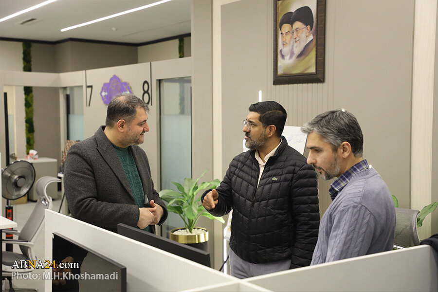 Head of Islamic Center of Brazil visits ABNA News Agency (+Photos)