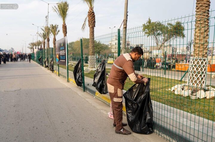 تقرير مصور/ العتبة العلوية المقدسة تُقدّم خدماته على مدار الساعة لآلاف الزائرين يوميّاً