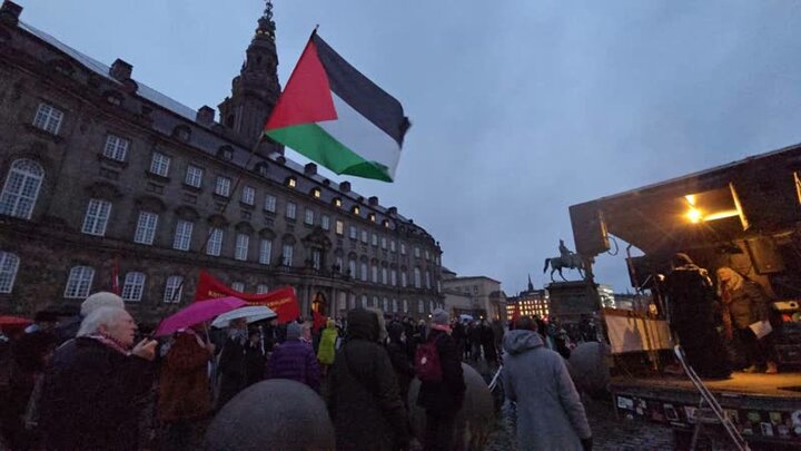 تقرير مصور/ مظاهرات في الدانمارك تطالب بإعتراف بدولة فلسطين الرسمية