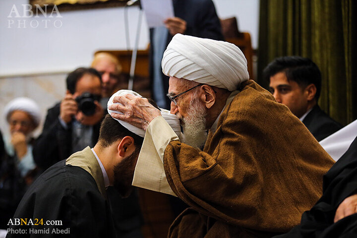 Photos: Turban ceremonies held at offices of Grand Ayatollahs in Qom, Iran