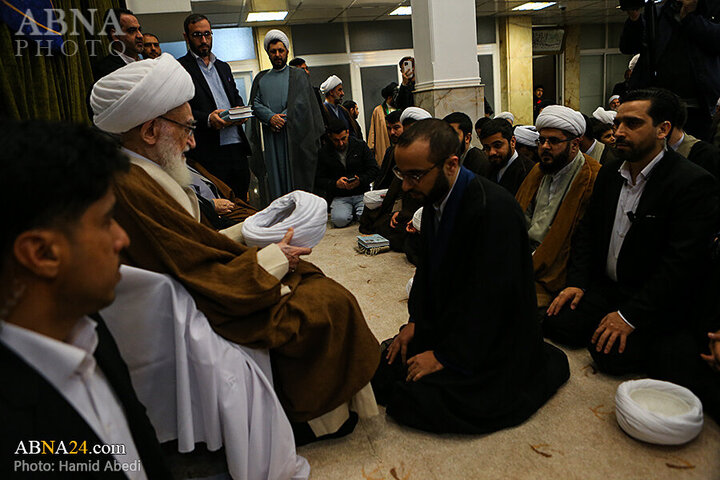 Photos: Turban ceremonies held at offices of Grand Ayatollahs in Qom, Iran