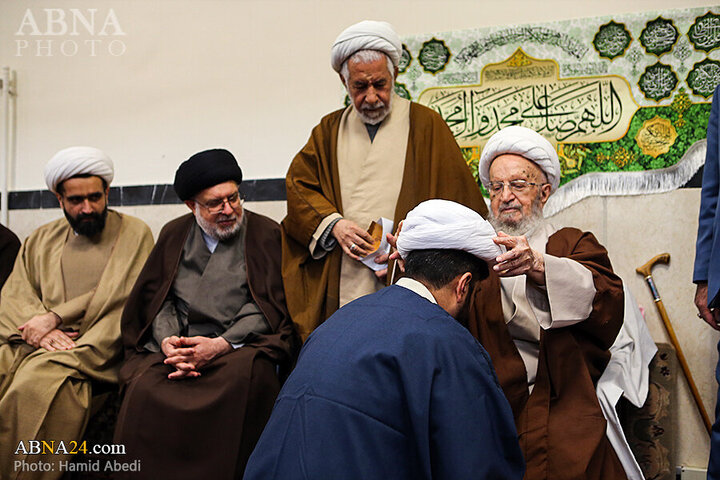 Photos: Turban ceremonies held at offices of Grand Ayatollahs in Qom, Iran