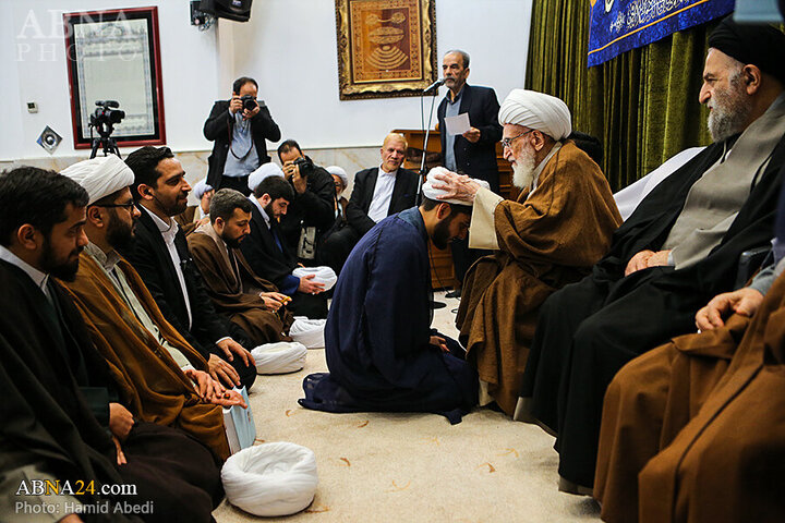 Photos: Turban ceremonies held at offices of Grand Ayatollahs in Qom, Iran