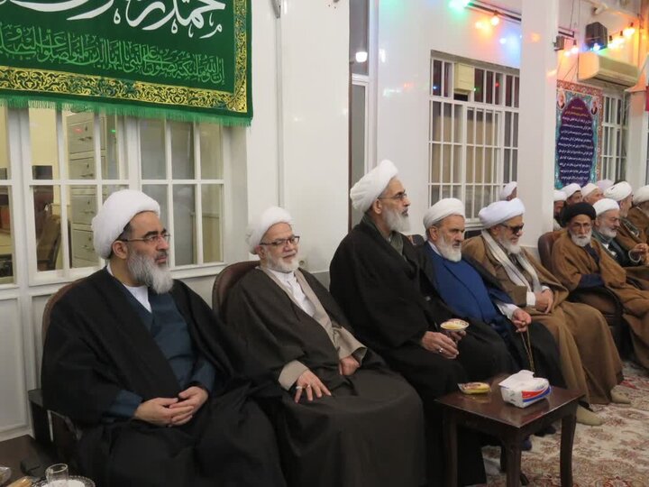 Photos: Eid al-Mab'ath celecrated at office of Grand Ayatollah Fazel Lankarani in Qom, Iran