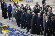 Iran President, his cabinet visit Imam Khomeini’s mausoleum ahead of 46th anniversary of Islamic Revolution anniv.