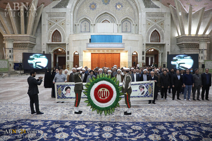 Photos: Secretary-General, staff of AhlulBayt World Assembly pay tribute to Imam Khomeini on anniv. of Islamic Revolution