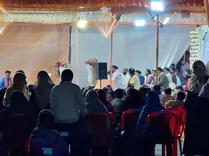 An evening for Imam Hussain, Indian Shias organized grand event on 3rd of Shaban.