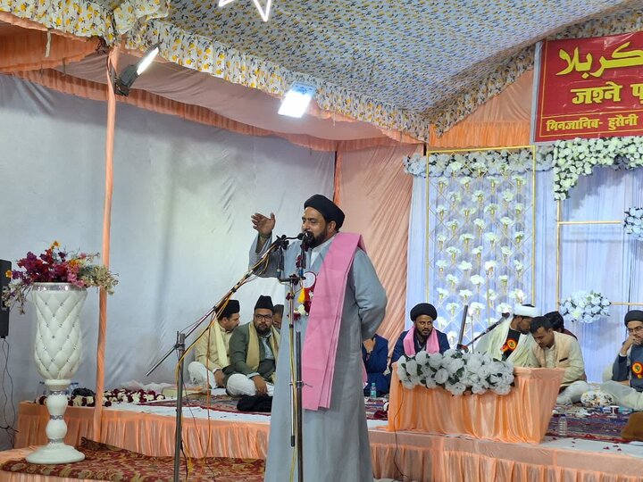 An evening for Imam Hussain, Indian Shias organized grand event on 3rd of Shaban.