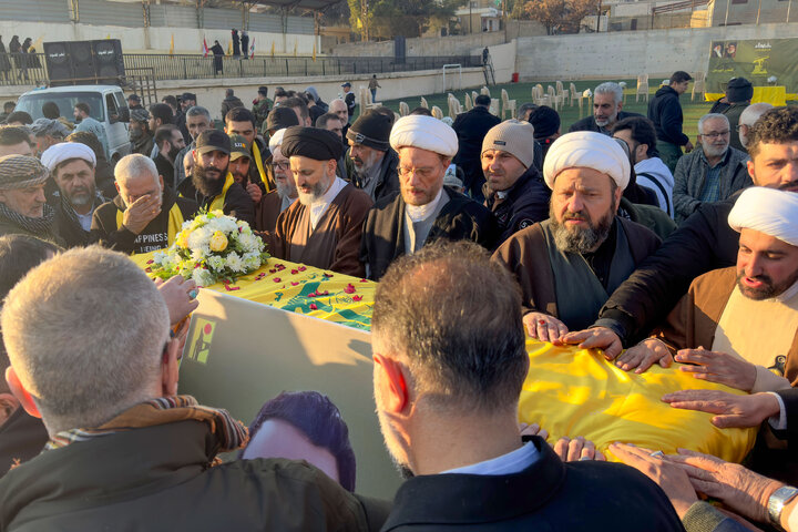 Photos: Funeral of martyr Muhammad Hussain Fahadeh held in Hermel, Lebanon