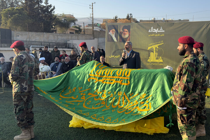 Photos: Funeral of martyr Muhammad Hussain Fahadeh held in Hermel, Lebanon