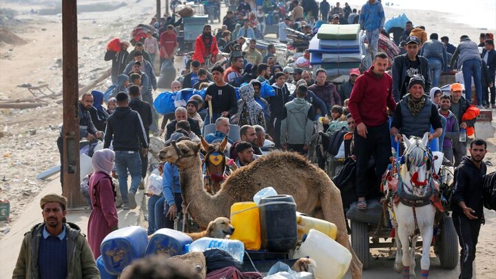 بازگشت هزاران فلسطینی از جنوب به شمال نوار غزه