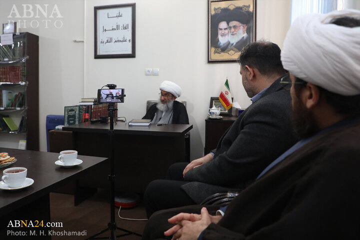 Photos: ABNA managers meet with Ayatollahs Ostadi, Moqtadaei, Eshkevari, Seifi Mazandarani