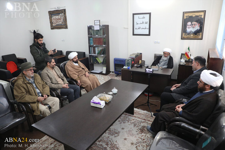 Photos: ABNA managers meet with Ayatollahs Ostadi, Moqtadaei, Eshkevari, Seifi Mazandarani