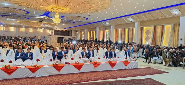 Communal wedding ceremony of 35 Shia couple held in Kabul