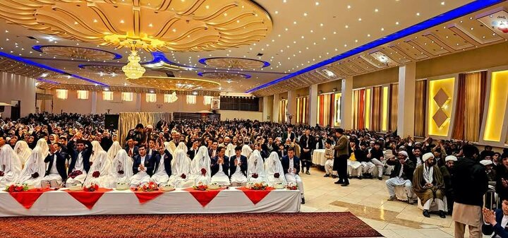 Communal wedding ceremony of 35 Shia couple held in Kabul