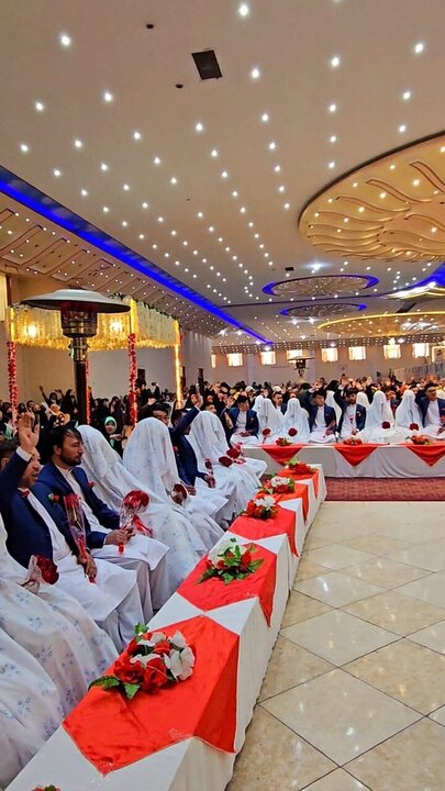 Communal wedding ceremony of 35 Shia couple held in Kabul