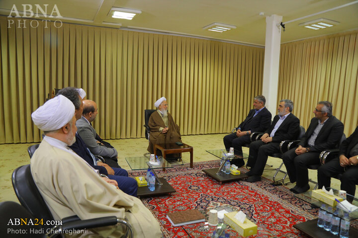 دیدار رئیس سازمان انرژی اتمی با مراجع