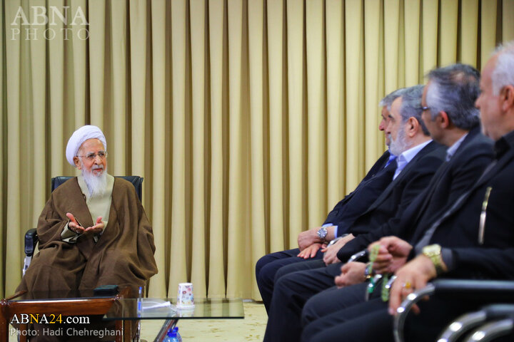 دیدار رئیس سازمان انرژی اتمی با مراجع