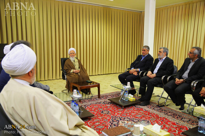 دیدار رئیس سازمان انرژی اتمی با مراجع