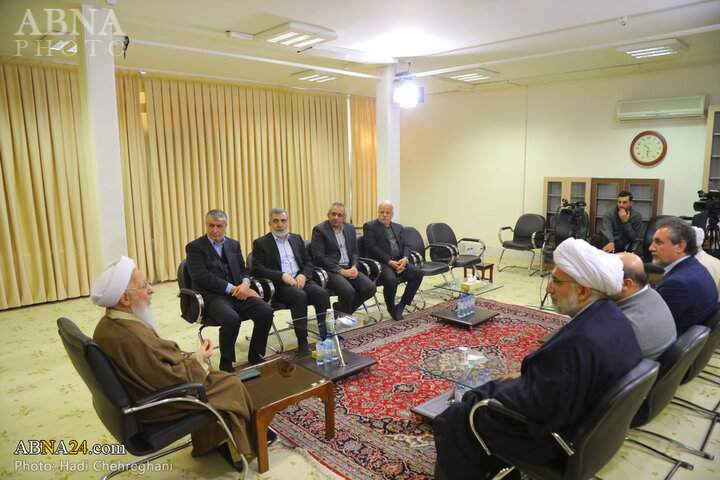دیدار رئیس سازمان انرژی اتمی با مراجع