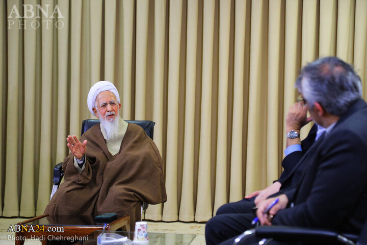 دیدار رئیس سازمان انرژی اتمی با مراجع