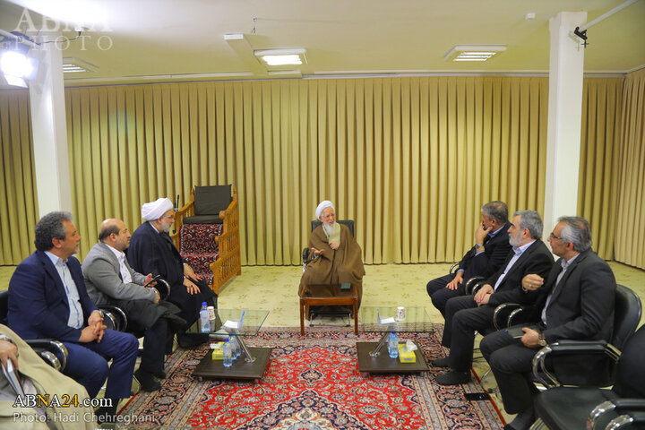 دیدار رئیس سازمان انرژی اتمی با مراجع