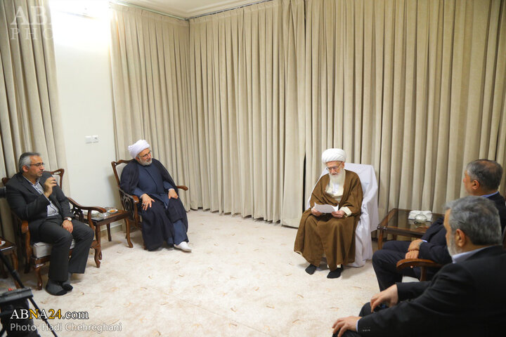 دیدار رئیس سازمان انرژی اتمی با مراجع