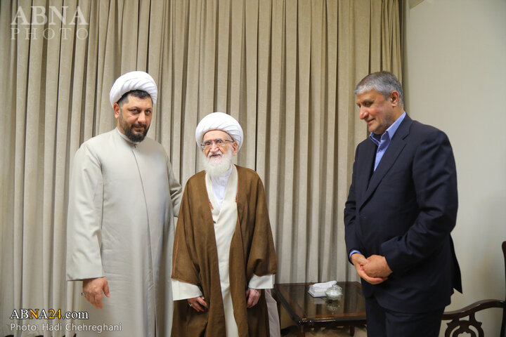 دیدار رئیس سازمان انرژی اتمی با مراجع