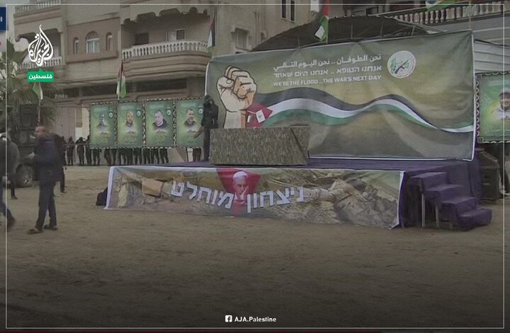 استعدادات وحضور كثيف لكتائب القسام تمهيداً لبدء تسليم أسرى الاحتلال