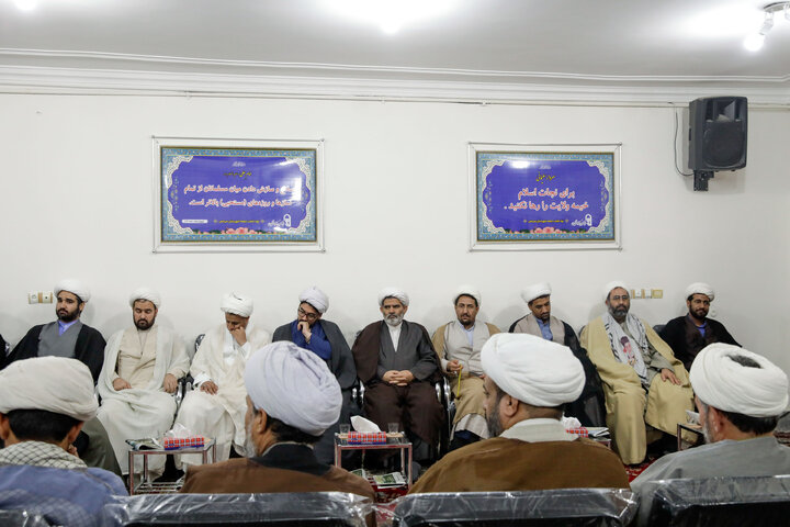 Photos: Shiite, Sunni scholars of Iran's Sarakhs meet with custudian of Astan Quds Razavi